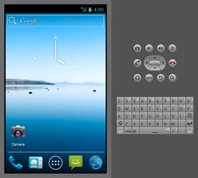 Image of the Android Emulator